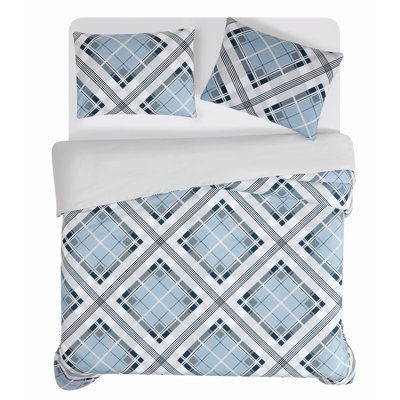 Truly Soft Lars Plaid Microfiber Duvet Set