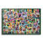 Art mural en verre Winston Porter «Santa Hat Animal Stamps» par Dean Russo-1885084714