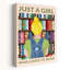 «Book Lover Girl», impression d'art abstrait abstrait coloré-131392741