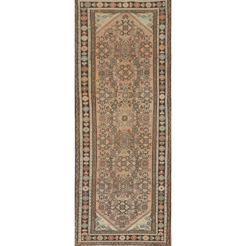 Vintage Wool   Runner Rug 3x10