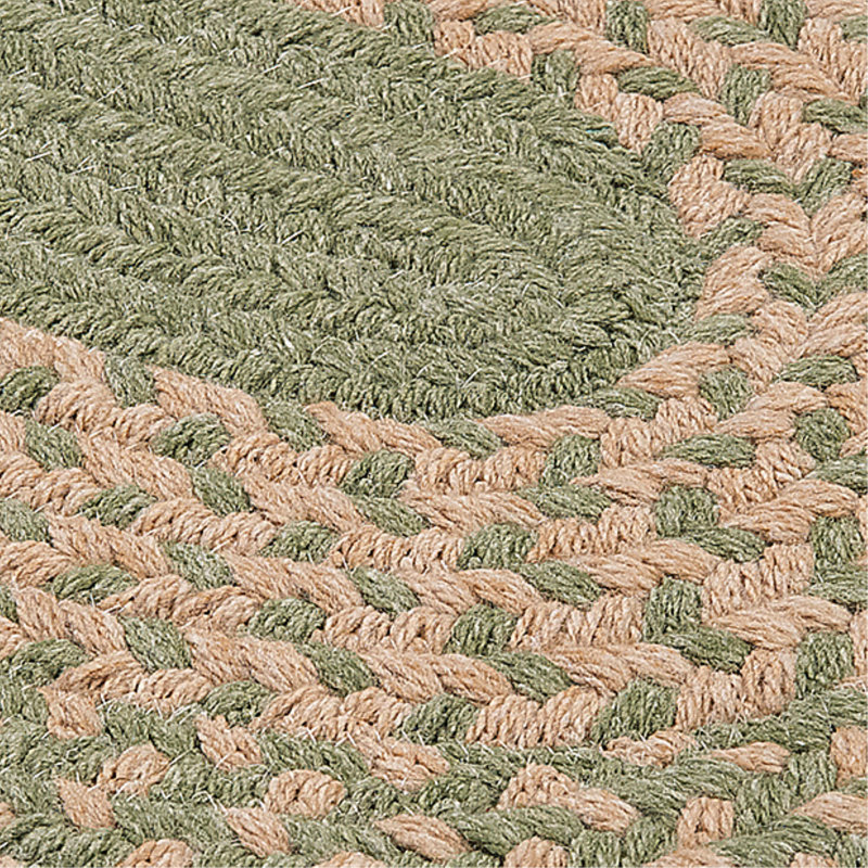Darrel Wool Striped Indoor Rug, Oval 7' x 9'