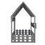 Lit de sol pour enfants de style Montessori équipé d'une barrière de sécurité, d'un auvent, d'un éclairage et de trois unités de rangement-1230031988-1230031987