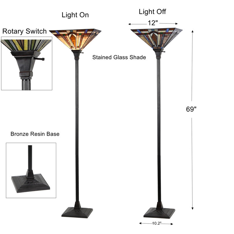 Lampe torchère sur pied 69 po Barraco