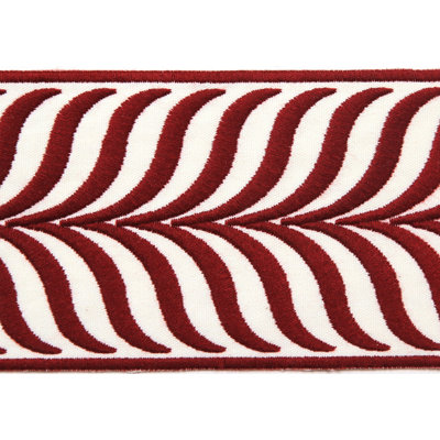 Tissu feuille Crest