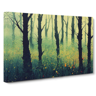 Pretty Watercolour Forest Vol.6 - Wrapped Canvas