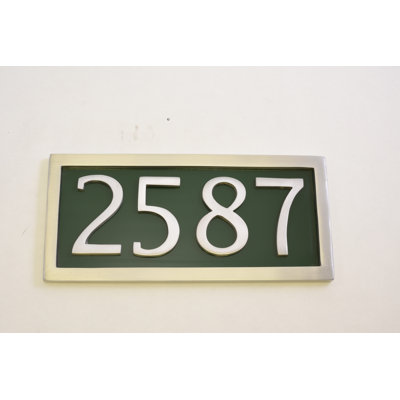 Cadre à plaque adresse