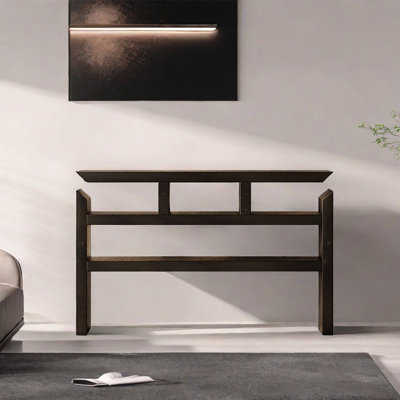 Minimalist Art Solid Wood Console Table