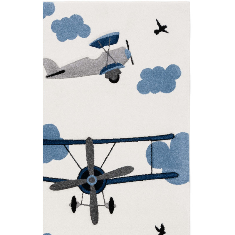 Akaki Performance Graphic Print & Text Rug, Runner 2" x 8"