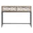 Tommy Hilfiger Hayworth Modern Mirrored Console Table, 45.25" W Weathered Wood Entryway Table with 2 Drawers and Metal Frame