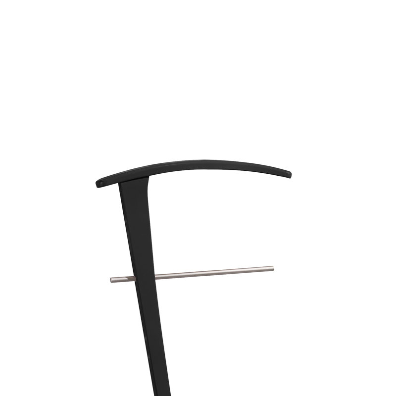 Rivero Freestanding Valet Stand, Black