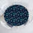 George Oliver Space Fitted Round Tablecloth Dark Teal Dark Blue-137121003