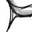 Patio Lounge Chair (Black; Beige)