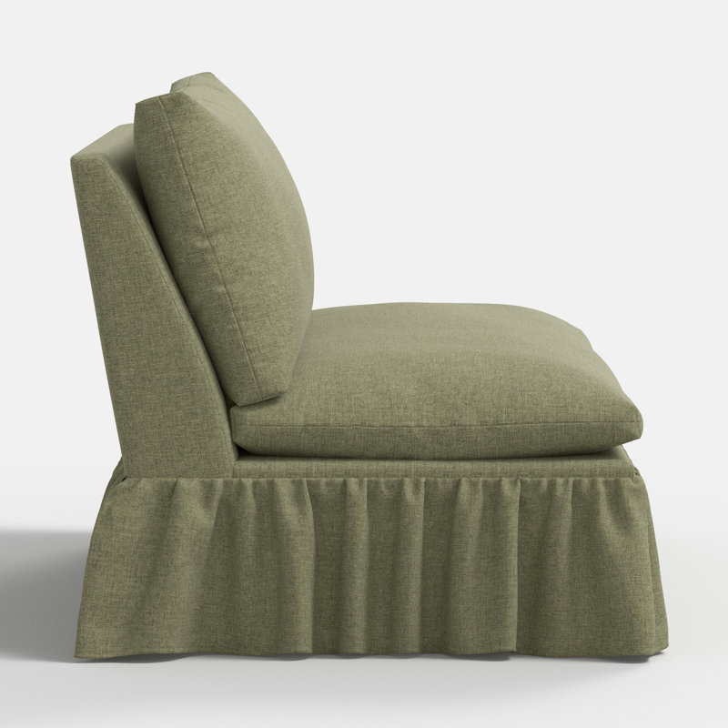 Thelma Settee, Zuma Laurel Textured Linen