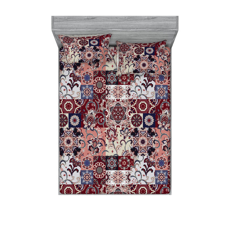 Drap-housse et taies décoratives 3 pièces Ambesonne