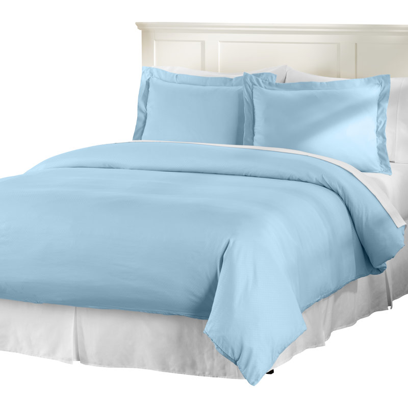Basics Polyester Standard Duvet Cover, Twin Duvet Cover + 1 Standard Sham, Light Blue