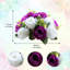 Paquet de 2 fleurs artificielles en soie rose-23982698
