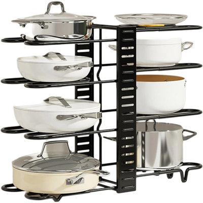 Pots and Pans Organizer Rack