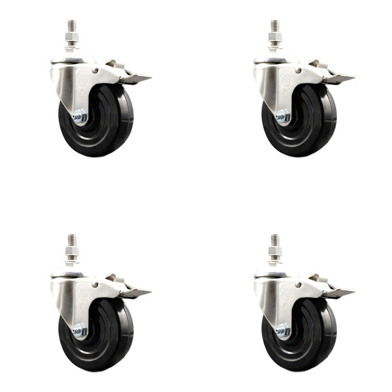 Soft Rubber Casters
