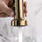 Contemporary Brushed Gold Pull Down Kitchen Faucet, , Easy Clean, Single Lever Handle , Handle, Installation, Corrosion