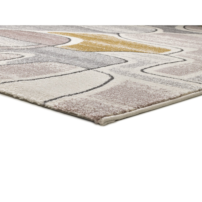 Chace Rectangle Geometric Area Rug, Rectangle 120 x 170cm