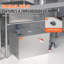 Commercial Grease Interceptor Stainless Steel Under-Sink Filtration System