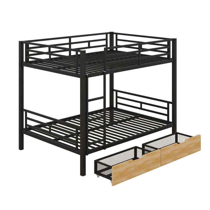 Sheringham Kids Full Over Full Bunk Bed with Drawers