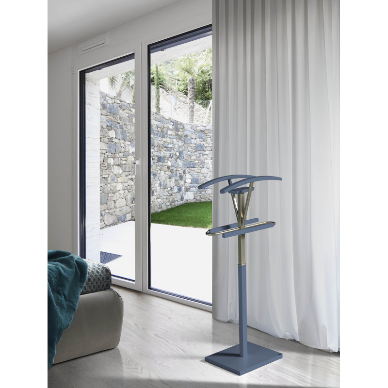 Freestanding Valet Stand, Blue