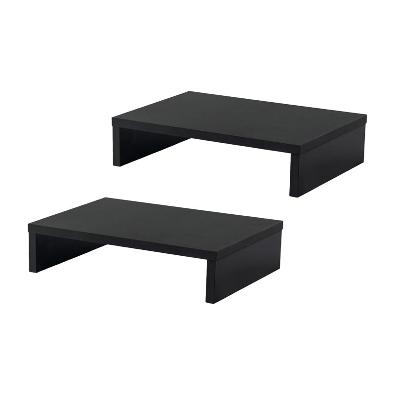 Shonnita Manufactured Wood Monitor Stand, Black