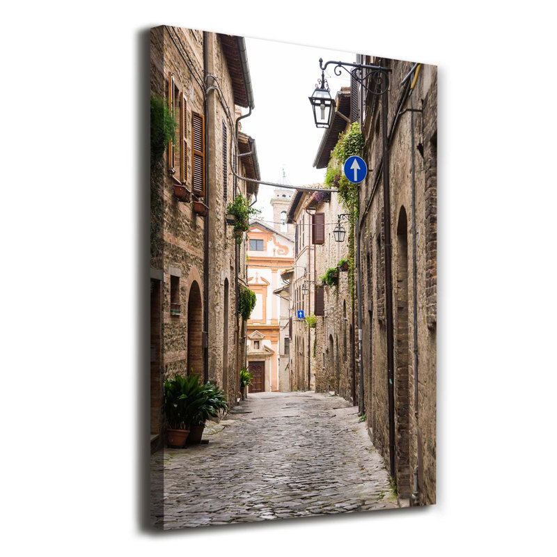 Italian Streets - Wrapped Canvas Print