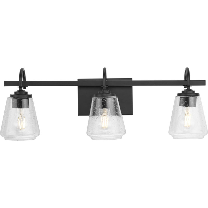 Martenne Dimmable Vanity Light, Matte Black, 3