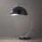 Luna Bella Table Lamp - 28", Antique Nickel, Matte Black/Silver-Leaf Shade, Marble Base, Dimmer Switch-2066787171-2134829116