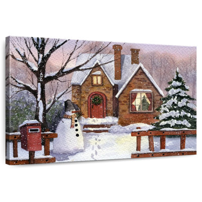 Lelend Winter House Snowman