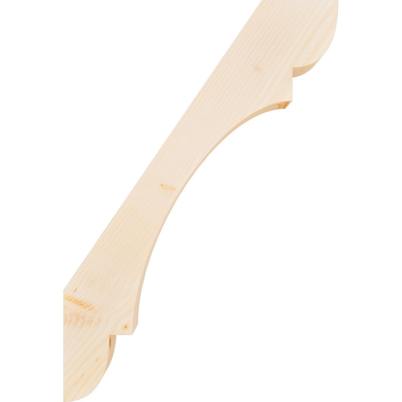 Attelle de genou olympique, Sapin de Douglas, Attelle lisse, H 38 po x l 3,5 po x P 26 po