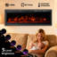 17 Stories Black Electric Fireplace Insert-118711512