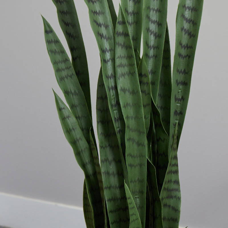 Plante sansevieria artificielle en pot de fleurs