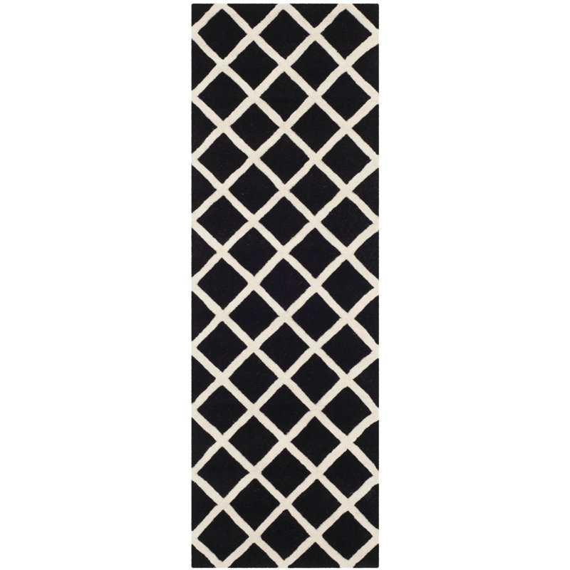 Teresita Hand Tufted Wool Geometric Rug, Runner 2'3" x 7'