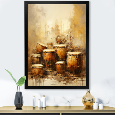 " Drum Drama Earthy Brown I "