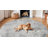 Washable Hallway Rug - Rugs Modern Stain Resistant Indoor Mat Rug for Laundry, Bedroom Non Slip Rubber Backing Thin Super Soft Room Decor Floor Carpet Grey-1615312490