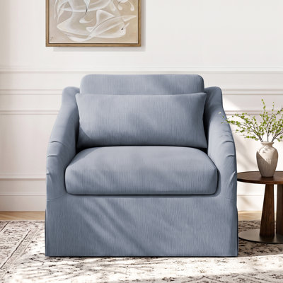 Fauteuil surdimensionné de 35 po avec deux coussins lombaires
