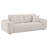4-Piece Chenille Upholstered Sofa Set Ivory-119695935-129545074