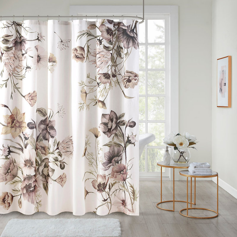 Rideaux de salle de bain Donohoe Cassandra, Rosé