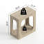 Inniss Modern Geometric 22" End Table with Open Shelf-2037865160