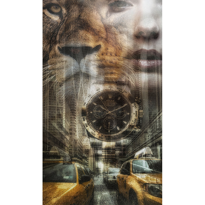 Fashionista 001 - Single Picture Frame Rectangle Print, 118cm H x 70cm W x 10cm D