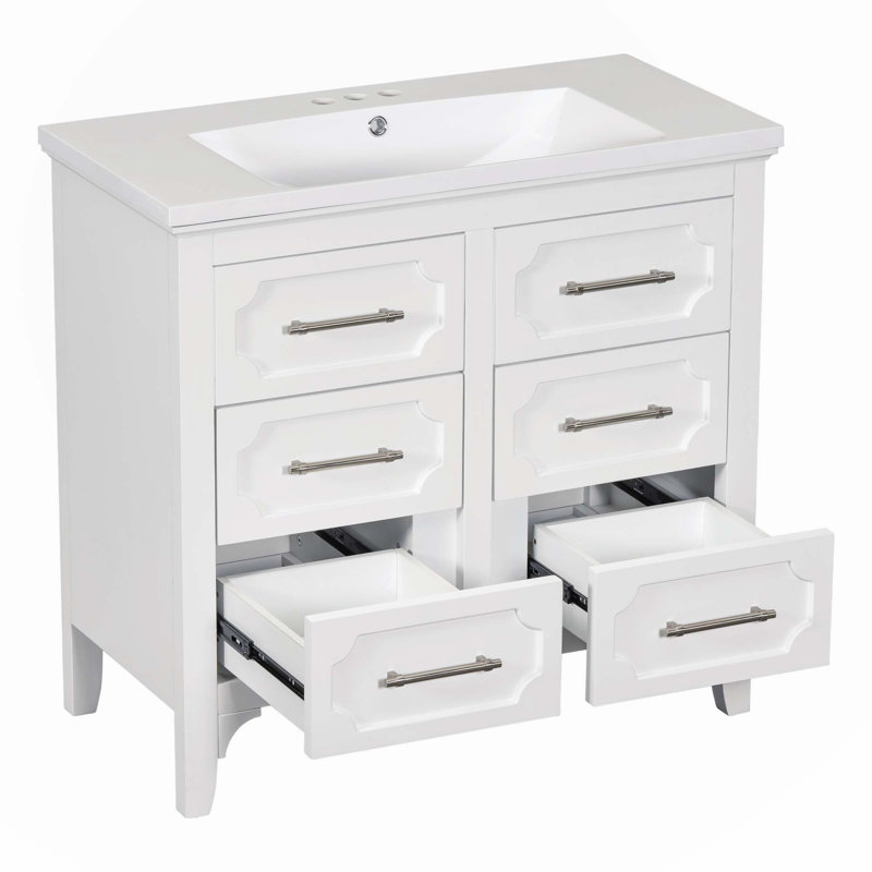 Ensemble de meuble-lavabo simple 36,00 po avec plateau Claitt