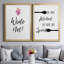 «Wine Not» - ensemble de 2 reproductions d'art sur toile encadrées-937773562-937773563