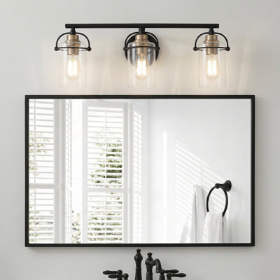Éclairage pour salle de bain 3 lumières Emerson