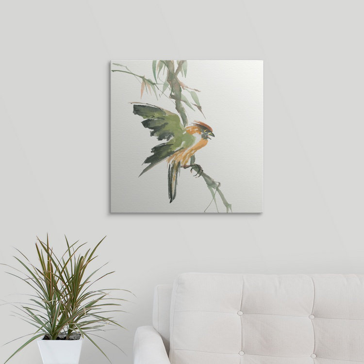 Ayled «Formose Firecrest» par Chris Paschke, reproduction d'art, H 35 po x l 35 po x P 1,5 po, Toile