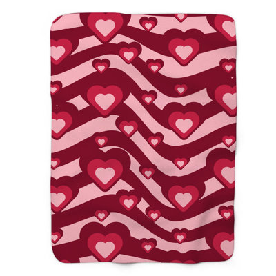 Quirky Love - 1 Piece Premium Sherpa Blanket WB_FL_100624_0039