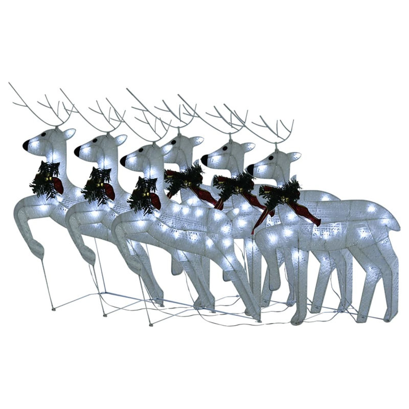 Décoration de Noël renne de Noël avec lumières DEL