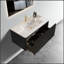 Meuble-lavabo flottant rayé en chêne noir brossé de 36 pouces avec lavabo en céramique blanche, pré-assemblé pour les salles de bain modernes-1374244666-1374244668